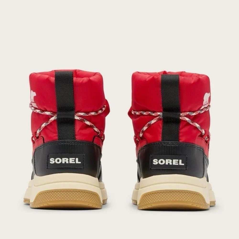 SOREL Whitney III Waterproof Bootie, Winter/Snow Boot, Red, Size 8.5,‎ NWT